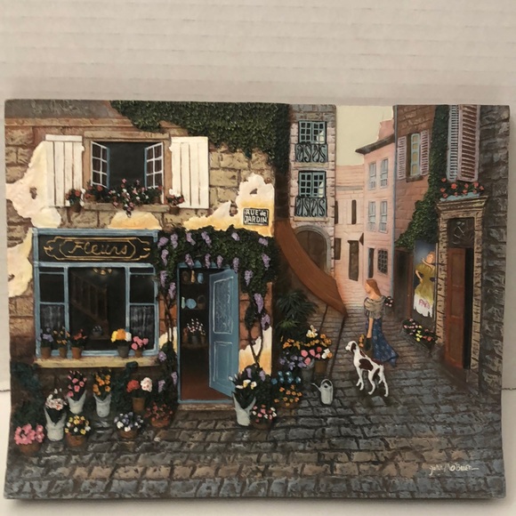 Reco Accents Resin Picture The Flower Shop Based On Original